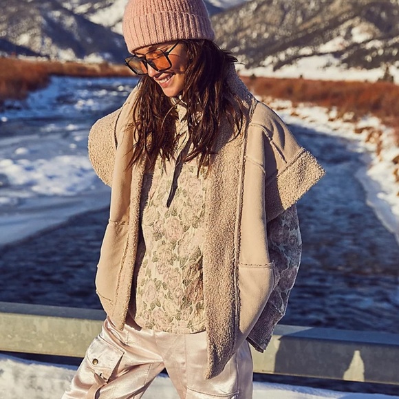 We the Free Funnel Neck Pullover Floral Vintage Inspired Cottagecore Boho - Picture 10 of 10